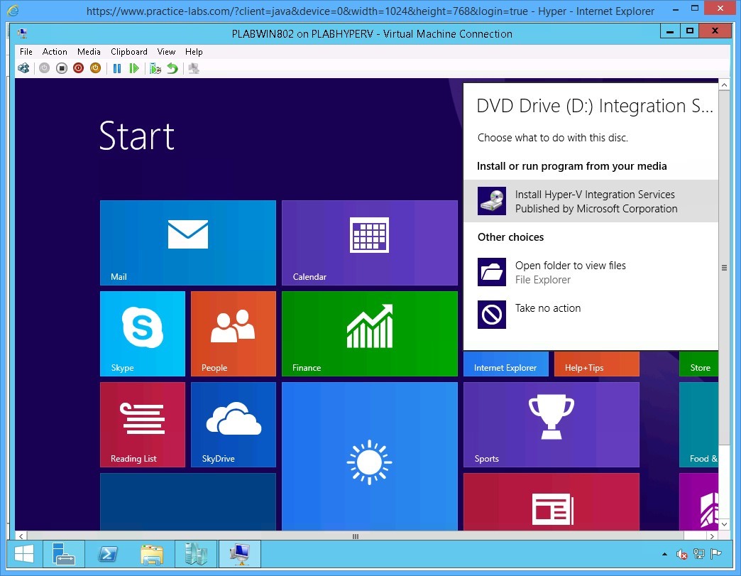 Figure 2.8 Screenshot of the device PLABHYPERV